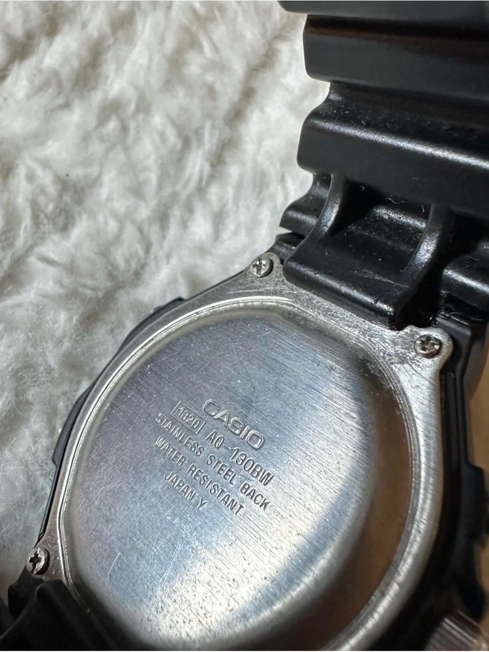 Vintage Casio Illuminator Black Water-Resistant Sport Watch